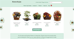 Desktop Screenshot of flowersbyjan.com